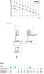 Wilo Coe1 - MSV 408 M Hidrofor / 9 Kat - 29 Daire-220 Volt