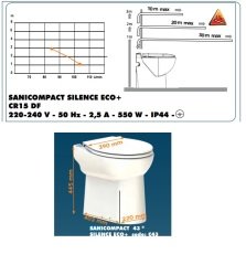 SFA Sanicompact 43 - Klozet Tipi WC Öğütücü