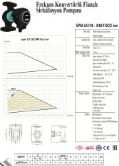 Smart Spm 65/10-340 F Eco Sir. Pompası 750 Watt- DN65