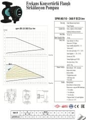 Smart Spm 80/10-360 F Eco Sir. Pompası 800 Watt - DN80