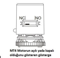 Honeywell MT4-024-NC  FanCoil Motor - 24V-Normalde Kapalı - Strok 4 mm