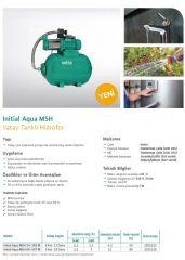 Wilo Aqua MSH 80-407 M   Hidrofor 80 Litre Tanklı / 9 Kat - 29  Daire- 3 Hp