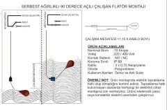 Tekno Atık Su Armut Tip Flatör 90° - 5 Metre