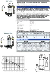 Sumak SDF18/2-A Asansör Flatörlü Foseptik Dalgıç 1,8 HP