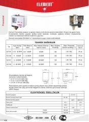 Element ELT-35 S ¼'' Dış Diş (1-8) Presostat