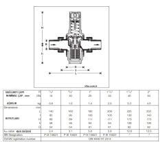 Honeywell D06F- 11/2B Sıcak Su Basınç Düşürücü - 70°C - 11/2''