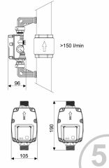 Italtecnica Brio Hidromat - 2 HP Otomatik Basınç Kontrol Cihazı - İtalyan