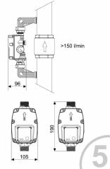 Italtecnica Brio Hidromat - 2 HP Otomatik Basınç Kontrol Cihazı - İtalyan