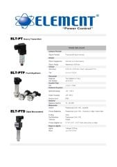 Element ELT-PT 0-16 Bar Basınç Transmitteri (Seramik) G 1/4''