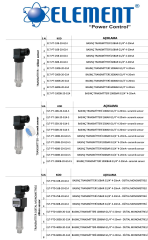 Element ELT-PT 0-16 Bar Basınç Transmitteri (Seramik) G 1/4''