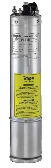İmpo 4'' Dalgıç Motoru FR - 2 HP (1,5 KW) - 380 V - Trifaze