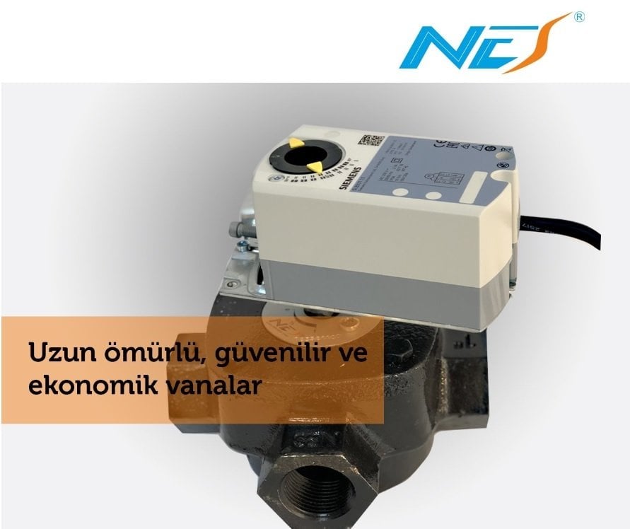 NES.580.003  1¼'' PN16 3Y Rotary Dişli Vana + Siemens Motor