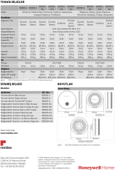 Honeywell R200S-2 Duman  Alarm Cihazı / 10 Yıl Pil Ömürlü