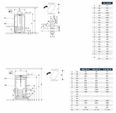 Buderus 120 Lt  Boyler - SB 120W  Üstten Bağlantılı