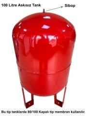 Sefa Membran 80/100 Litre - Kapalı -İtalyan D80