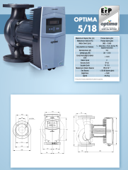 Alarko Optima 5/18 Fre. Kon. Sirkülasyon Pompası DN50-28cm