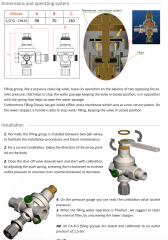 Farg 503 - 1/2'' Oto. Kazan Doldurma Vanası - Manometreli  (0,2-4 Bar)