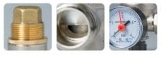 Farg 503 - 1/2'' Oto. Kazan Doldurma Vanası - Manometreli  (0,2-4 Bar)