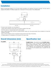 Watts FLU25/PL Sıvı Akış Kontrol Şalteri - İtalyan