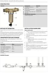 Honeywell FF06-1/2 AAM Komple Pirinç Sıcak Su Filtresi - 1/2''