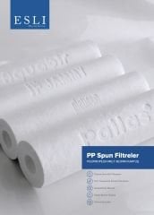 Esli Spun Kartuş - 40'' - 25 mikron Sediment Filtre -1 Kutu 25 Adet