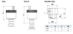 Watts Otomatik Purjör 1/2'' - 160 °C  Solar - İtalyan SOL15/N - Yeni