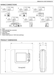 Honeywell DT90A1008 Kablolu Oda Termostadı Isıtma/Soğutma