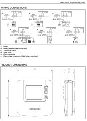 Honeywell DT90A1008 Kablolu Oda Termostadı Isıtma/Soğutma