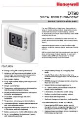 Honeywell DT90A1008 Kablolu Oda Termostadı Isıtma/Soğutma