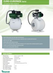 Baymak Euro 50/50 M Sessiz Hidrofor - 50 Litre - 8 kat / 8 daire