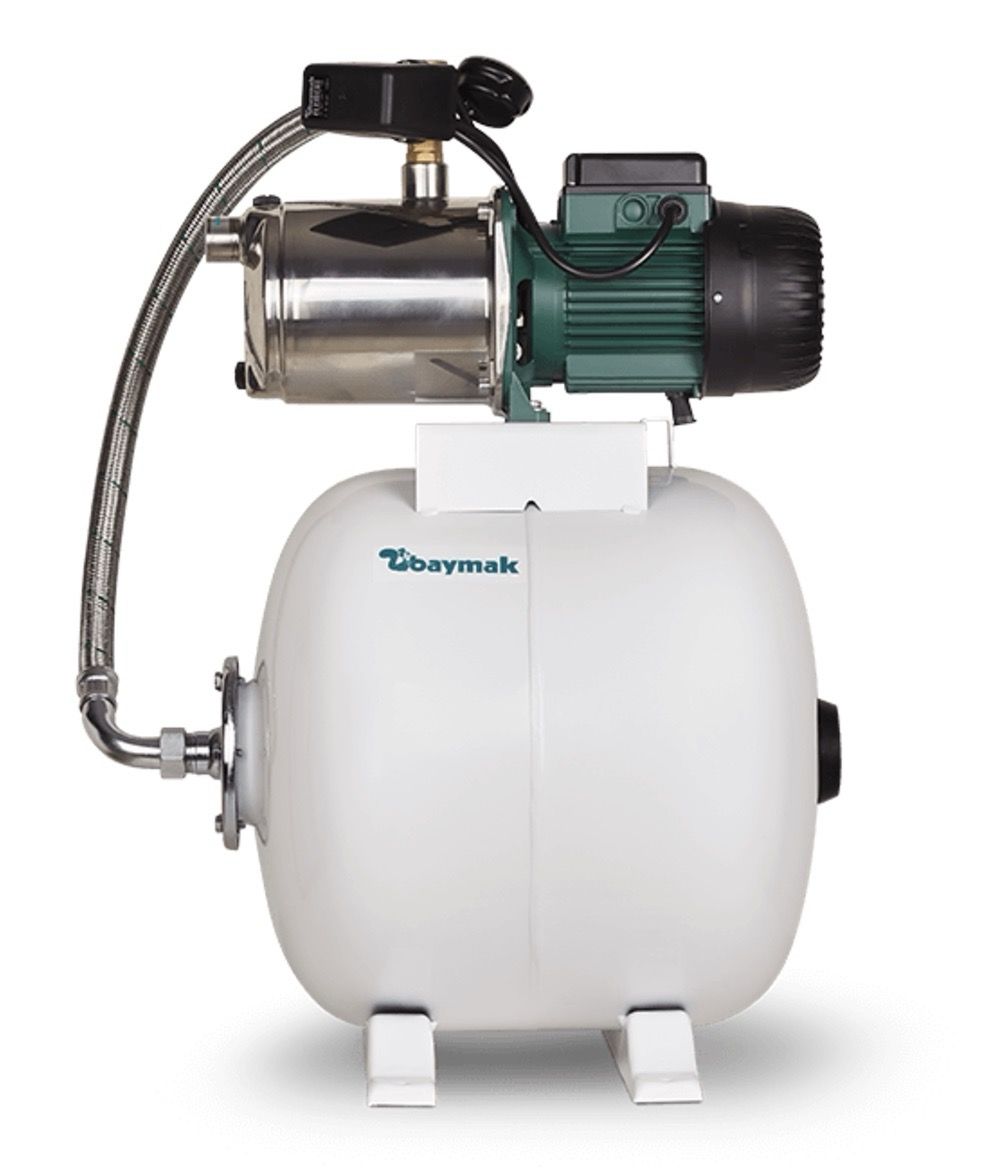 Baymak Euroinox 50/50 M Sessiz Hidrofor - 50 Litre - 8 kat / 8 daire