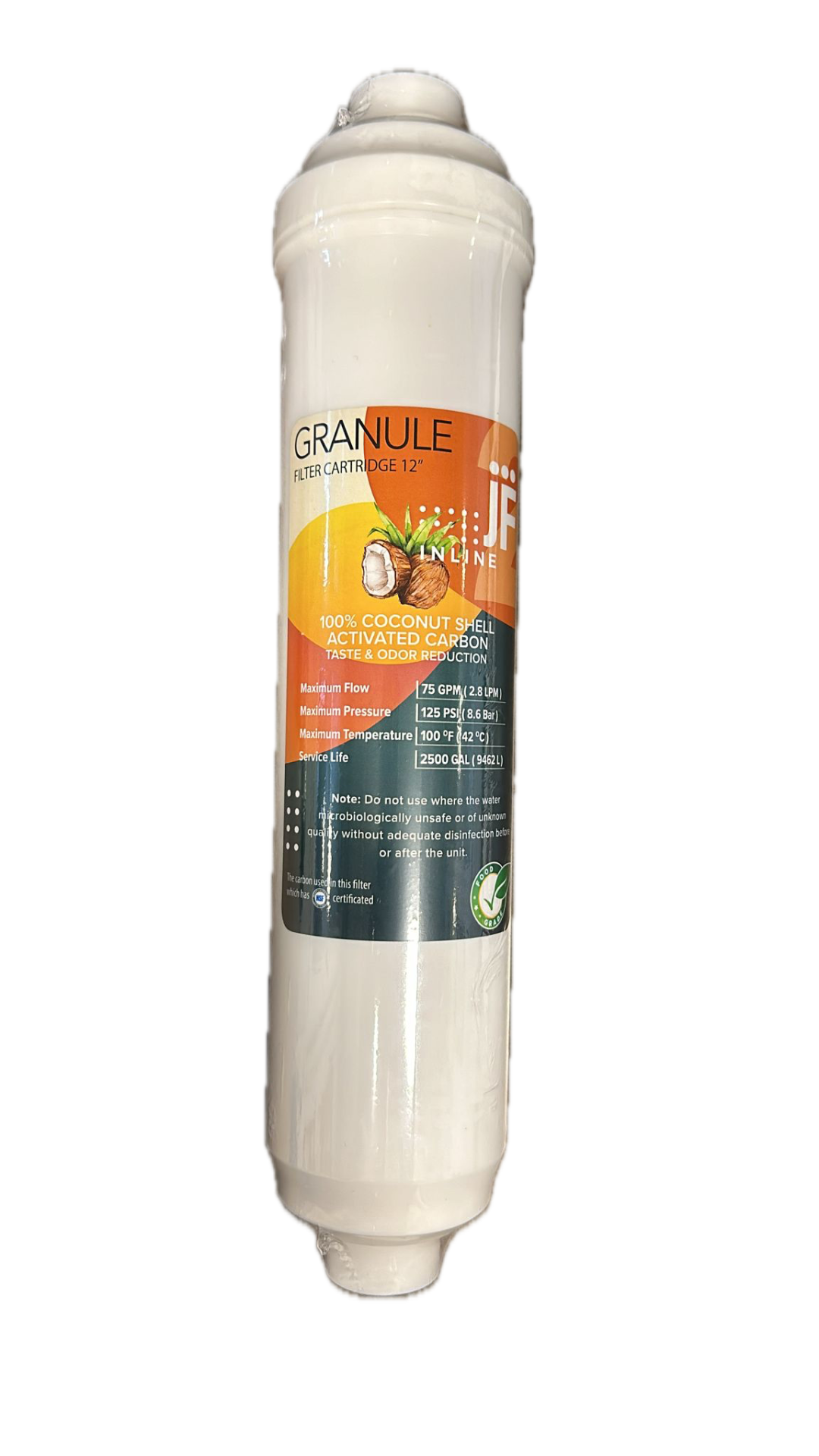 JF İnline Granül Karbon GAC Filtre 12'' NSF ONAYLI - 82100006