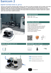 SFA Sanicom 2 - Çift Pompalı Atık Su Tahliye Cihazı -34,5 Lt