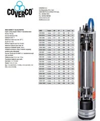 Coverco - 4'' Dal. Motoru - 3 HP (2,2 KW) - Trifaze