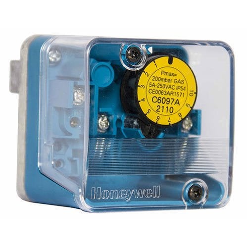 Honeywell C6097A2310 Max 500mb çıkış 30-150mbar Gaz Basınç Presostatı