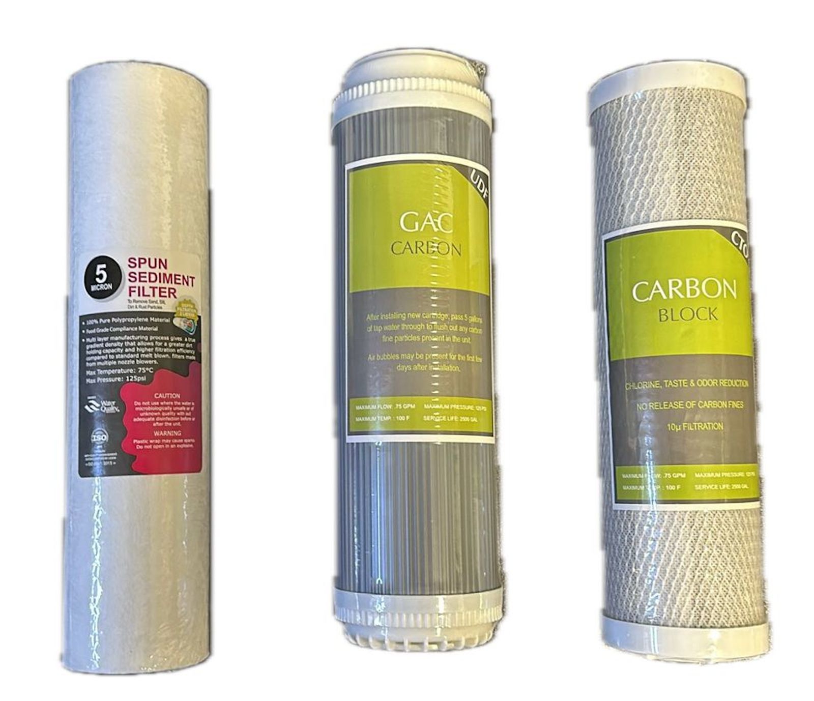 Esli Su Arıtma Filtre Seti Üçlü - Açık Modeller İçin