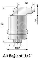Spirotop  Otomatik Özel Purjör 1/2'' - 1 Kutu - 12 Adet