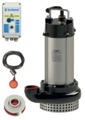 Sumak SDT40/2-Y Pasl. Çelik Drenaj Dalgıç  4 HP - 32 metre/380V