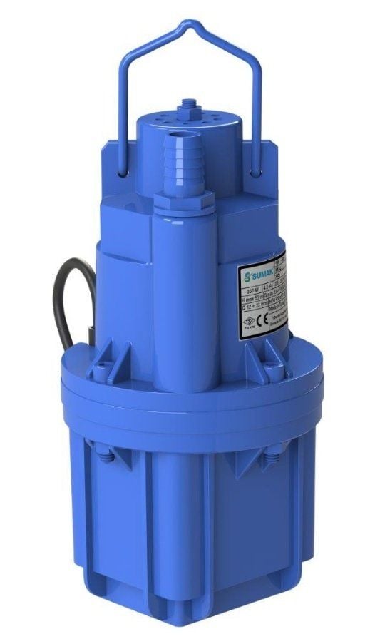 Sumak SD3 - 3/4'' - 350 W- Titreşimli  Dalgıç - 40 mt kablolu