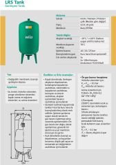 Wilo LRS 100/10 V Dik Tank 10 Bar - 100 Litre