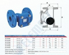 Element Toplu Çekvalf  DN80 - 3'' Flanşlı ELT-PF-200