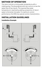 Honeywell DR65GFLA DN65 Üç Yollu Rotary Vana Gövdesi