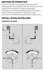 Honeywell DR65GFLA DN65 Üç Yollu Rotary Vana Gövdesi