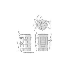SFA Sanifos 280 1 VXS Fos. Tah. İstasyonu - 280 Litre -Vorteks Çarklı