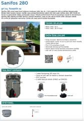 SFA Sanifos 280 1 VXS Fos. Tah. İstasyonu - 280 Litre -Vorteks Çarklı