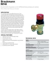 Honeywell DU145-3/4E Diferansiyel Basınç Vanası- 3/4''