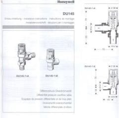 Honeywell DU145 3/4E Diferansiyel Basınç Vanası- 3/4''