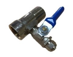 Esli Arıtma Küresel Vanası Pirinç - 1/4'' - 05706040