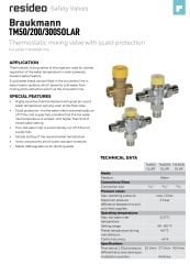 Honeywell  Resideo TM50Solar-1/2E Termostatik Karışım Vanası 1/2''