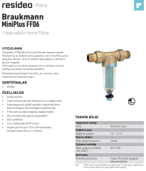 Honeywell FF06-11/4AA Yıkanabilir Çelik Su Filtresi - 11/4''